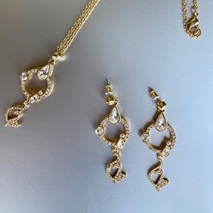Baby Phat Goldtone Rhinestone Set